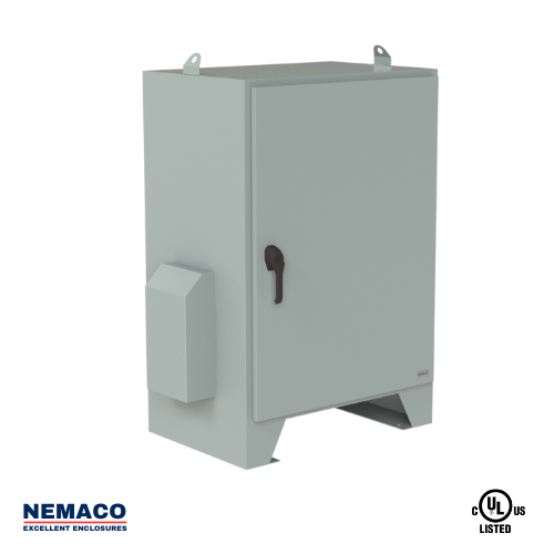 Nemaco NEMAPro 4 NEMA 4 aluminum electrical control cabinet, floor mount