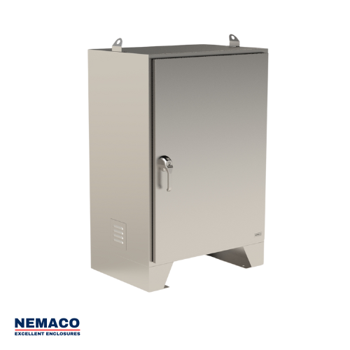 Nemaco RainPro 3RX NEMA 3RX stainless steel electrical control cabinet, floor mount