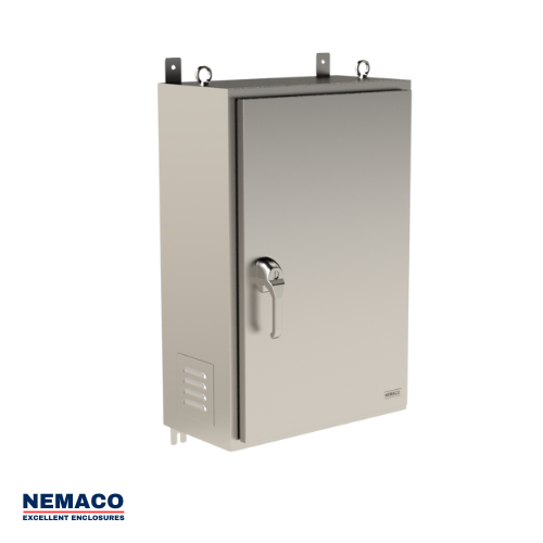 Nemaco RainPro 3RX NEMA 3RX stainless steel electrical control cabinet, wall mount