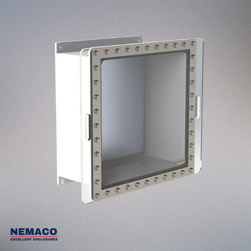 Nemaco SubPro FRP NEMA 6P fiberglass submersible enclosure, wall mount